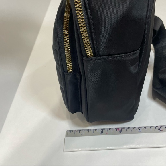 Fossil Black Leather Crossbody Bag purse. Multi pockets. Used - Picture 10 of 10